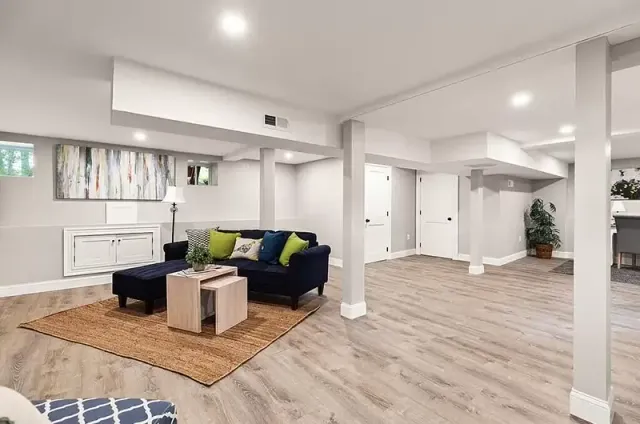 Newly remodeled basement