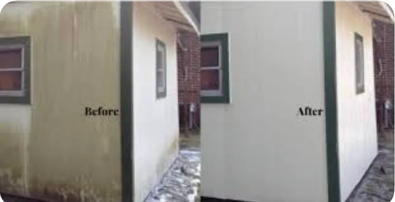 Before and after cleaning example two