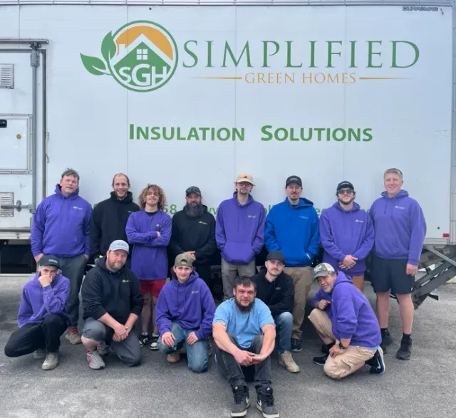 Simplified Green Homes crew, Lebanon, Maine