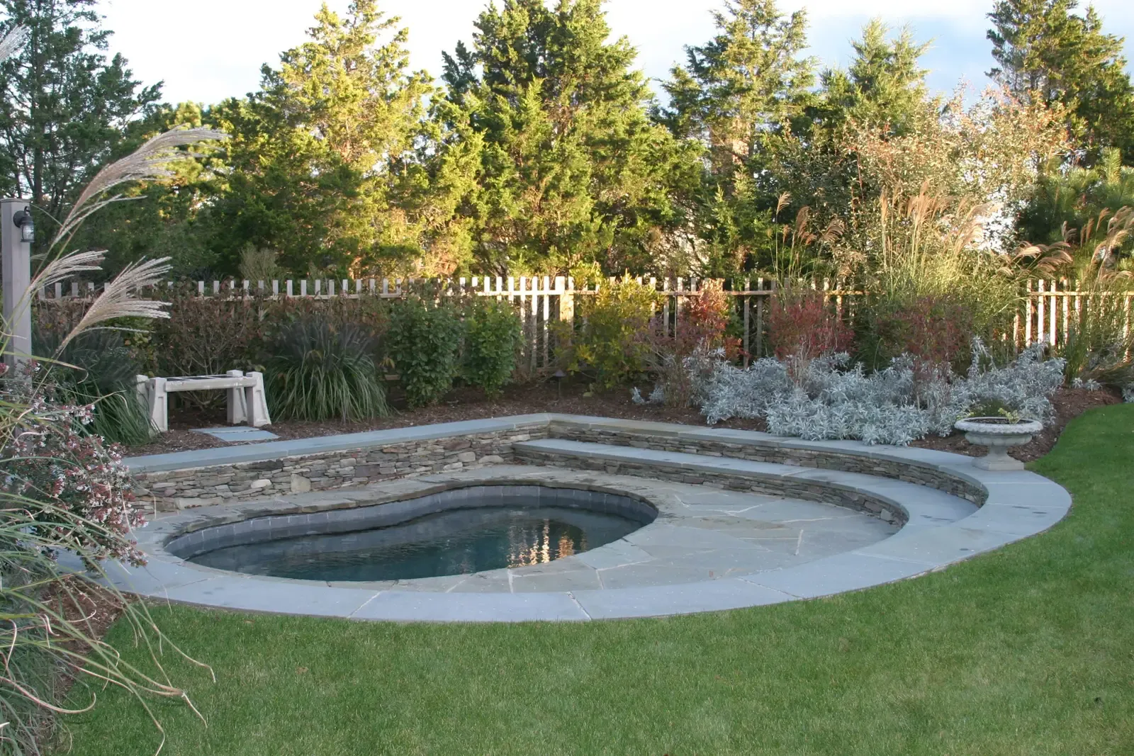 Completed landscape architecture project