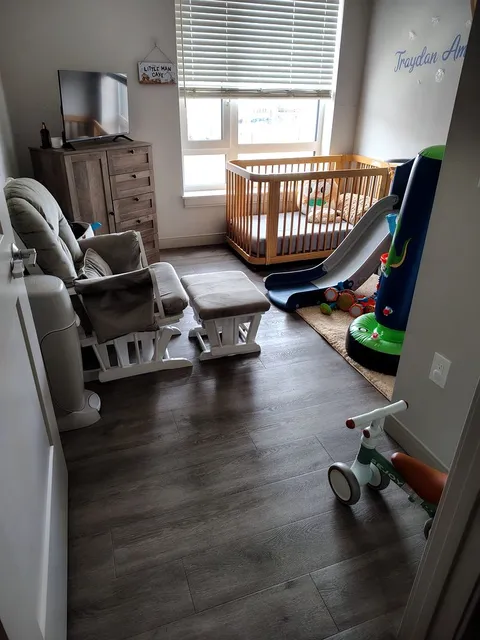 Tidy, spotless nursery after RiseUp Cleaning