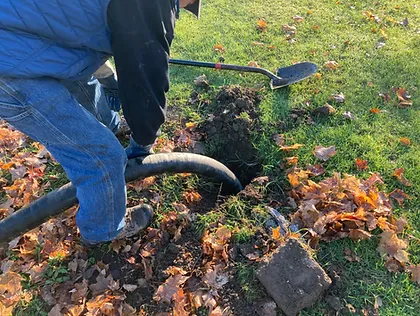 Professional septic pumping