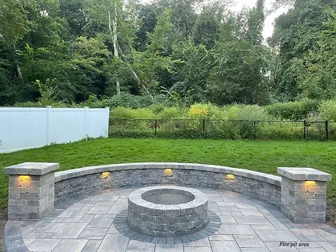 Fire pit area