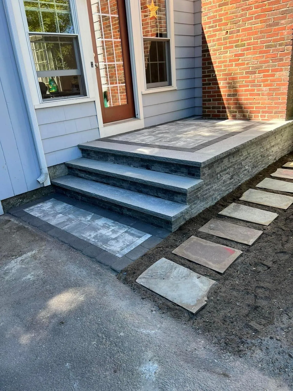 Green lush landscape construction Rockland