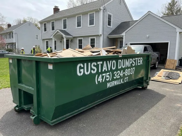 Gustavo Dumpster Norwalk work photo