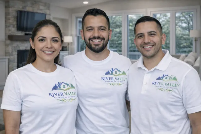 River Valley Cleaning team ready for service