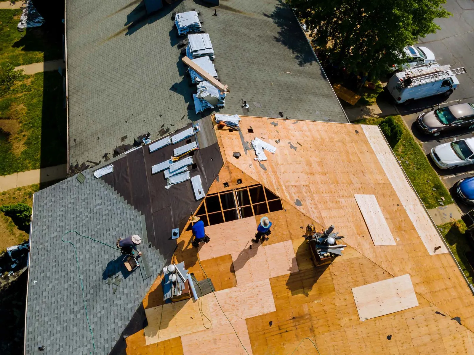 work photo from allforuroofing.com