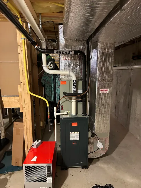 Service Solutions Trane furnace installation in Massachusetts