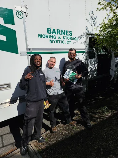 Barnes Moving & Storage Mystic CT work photo