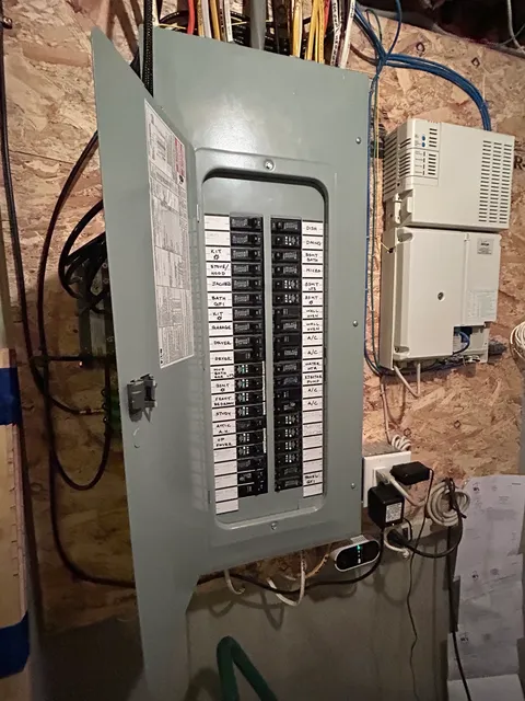 Finished electrical panel