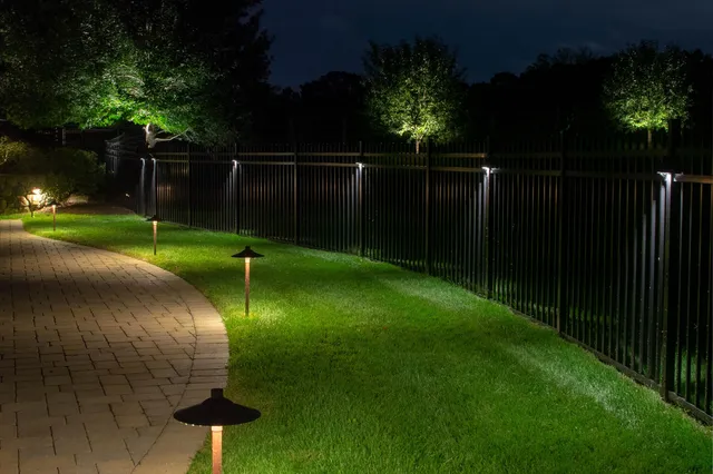 Commonwealth Landscape Lighting work photo