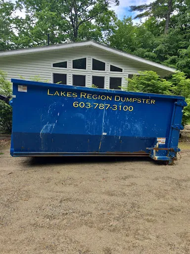 Lakes Region Dumpster work photo