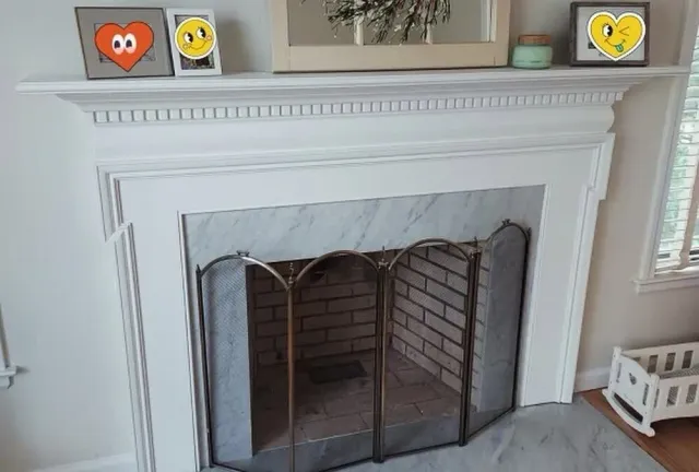 Marble and granite fireplace surround and mantel in Simsbury, CT by Ambiance Stone