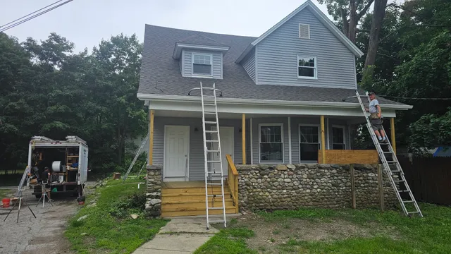 AmeriGutter Seamless Gutters and Gutter Guards work photo