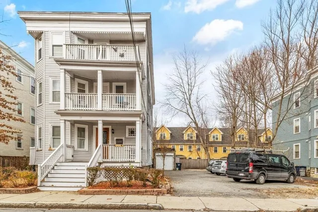 Great location in Cambridge, just 0.5 miles from Davis T Station and Alewife T Station! This spacious unit features two deeded off-street parking spaces, along with both front and back balconies.The home offers a large living and dining area with beautiful hardwood floors throughout. The good-sized kitchen provides plenty of cabinet space, while the two well-proportioned bedrooms are complemented by a full bathroom and a half bathroom. Additional features include in-unit laundry, generous basement storage, and a shared backyard.Enjoy the large front and back balconies, perfect for outdoor entertaining and relaxing. The property is conveniently located within walking distance of many excellent Cambridge restaurants and is also a short distance from Davis Square and Alewife T Stations.With its convenient location, two deeded parking spaces, private outdoor spaces, and spacious layout, this is a fantastic opportunity to live in one of Cambridge’s most desirable areas.