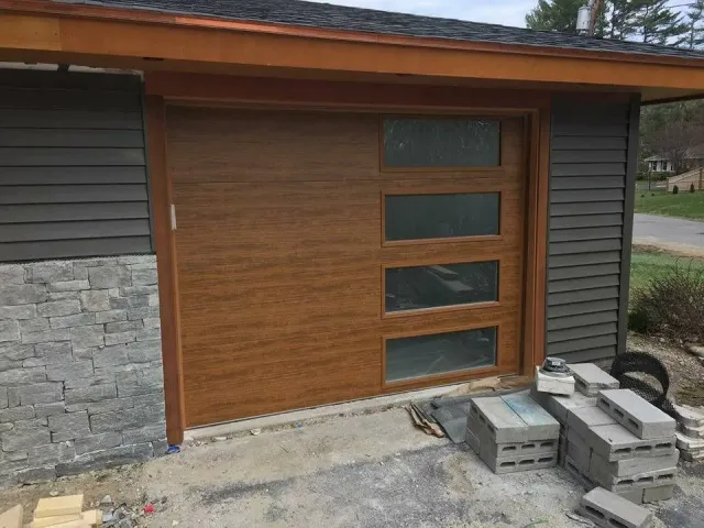 Residential garage door
