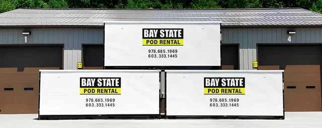 Bay State Pods in parking lot