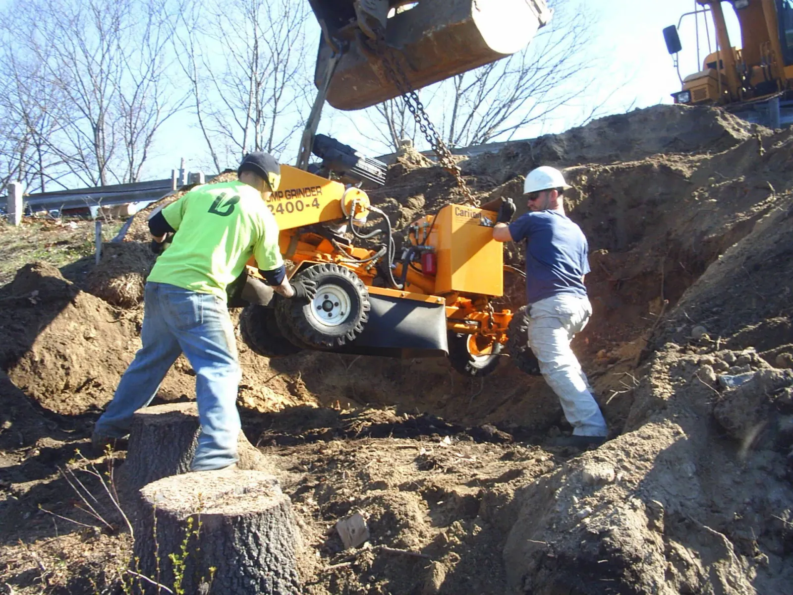 work photo from fitchhillstumpgrinding.com