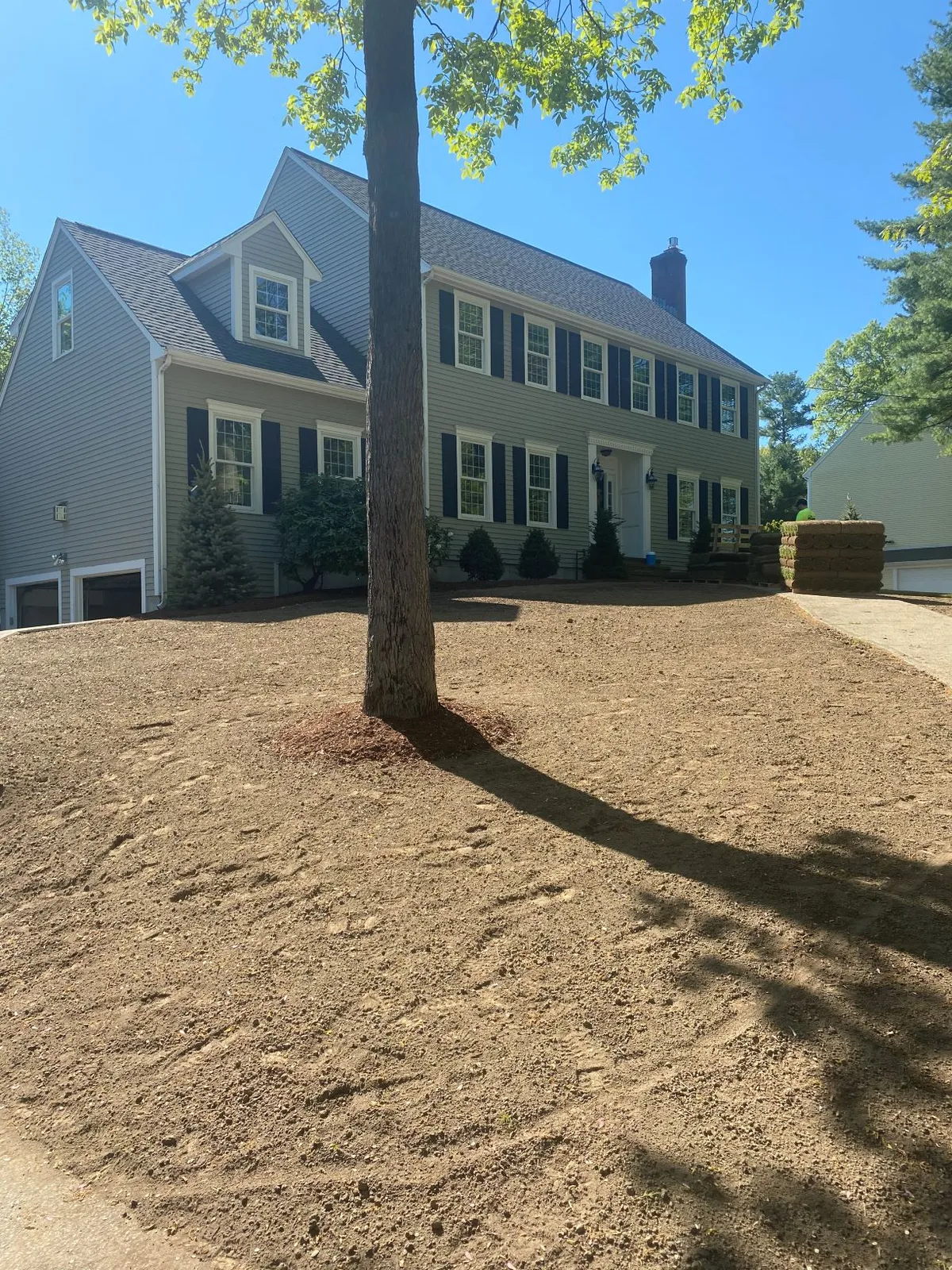 Before landscaping service