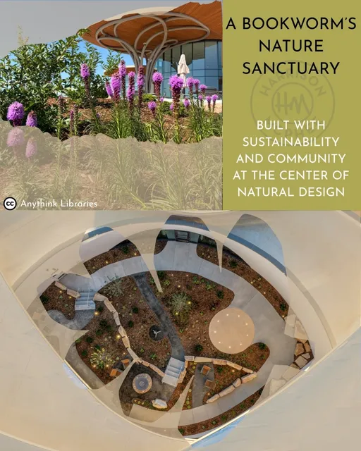 Design meets environmental stewardship. 🌲📚

We’re big believers that caring for trees goes hand-in-hand with caring for the green spaces where our community gathers, which is why we’re highlighting the new Anythink Nature Library in Thornton, CO. @anythinklibraries

It was designed from the ground up as a natural extension of Colorado’s landscape, and the attention to environmental stewardship is incredible. Built around the idea of living with nature, the site incorporates native plant gardens, a live plant wall, and biophilic architecture—complete with bird-safe glass, solar panels, and geothermal energy. It’s a brilliant example of how smart design can support local plant health, sustainable ecosystems, and community vitality.

If you’re ever spending time in or passing through Thornton, it’s a must-visit destination. You can walk the outdoor garden paths, explore the indoor greenery, or just find a quiet spot to read under the natural canopy.

🌿 Healthy trees. Healthy environments. Inspiring spaces.

📌 Save this post for your next trip through Thornton!

#TreeCare #AnythinkNatureLibrary #ThorntonCO #SustainableDesign #BiophilicDesign #PlantHealth #ColoradoNature #CommunityTrees #ExploreColorado
