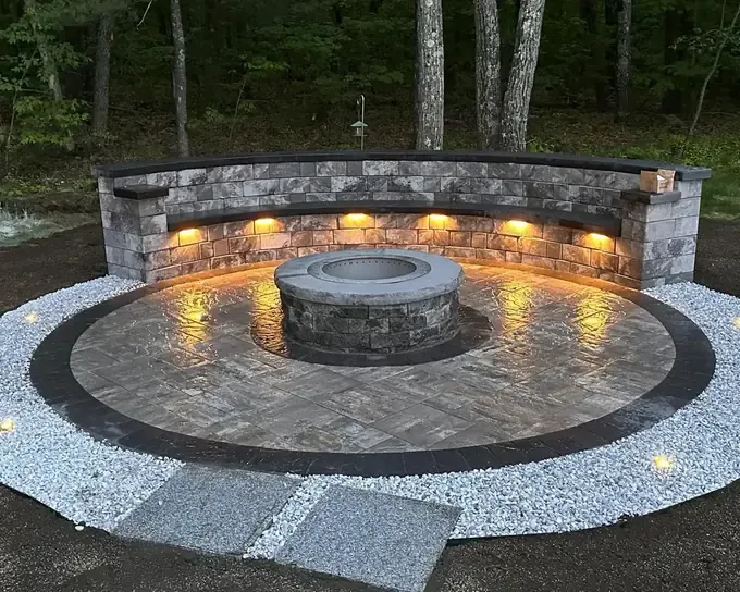 Fire Pits in Massachusetts by Br Construction Corp