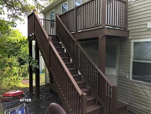 Exterior Stairs Painting, MA