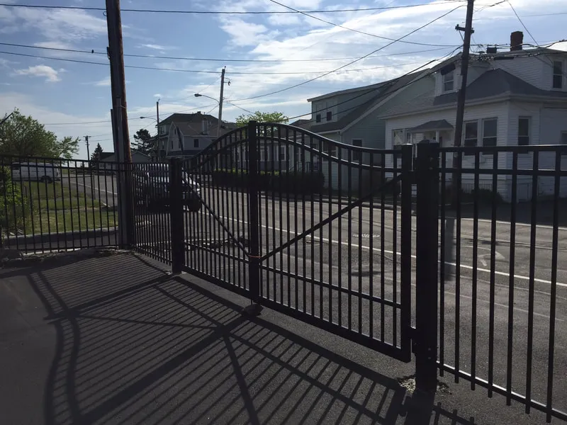 Ornamental arched double gates, Nahant MA