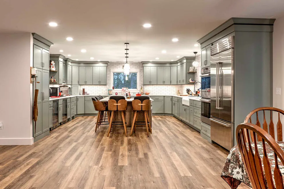 Open Concept Kitchen Remodel - Gill, MA