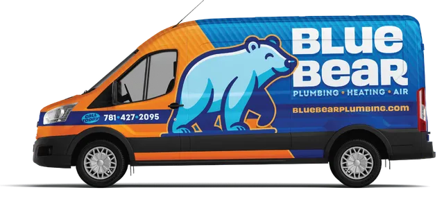 Blue Bear Plumbing, Heating, and Air Van