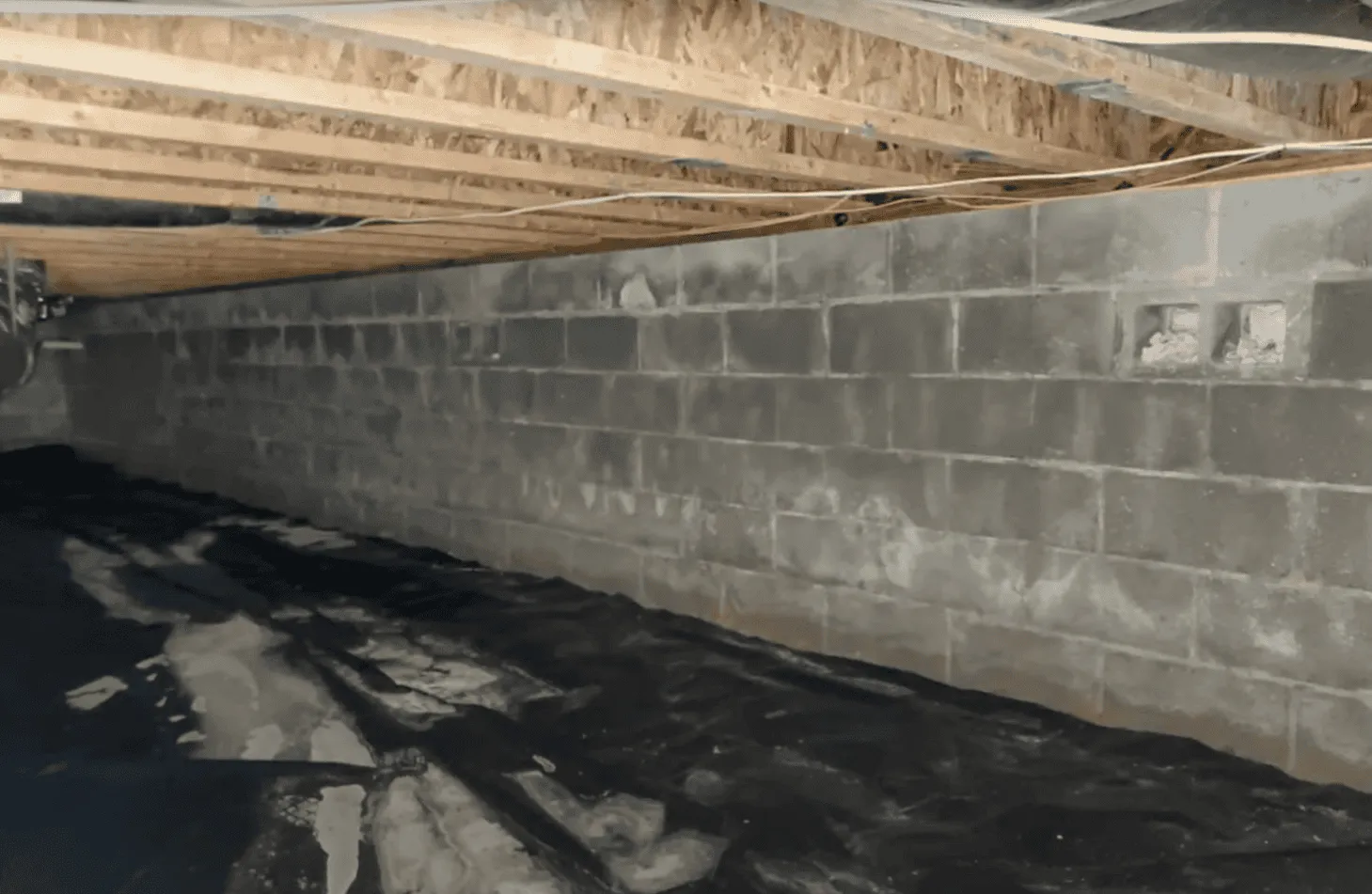Crawl space structural repair