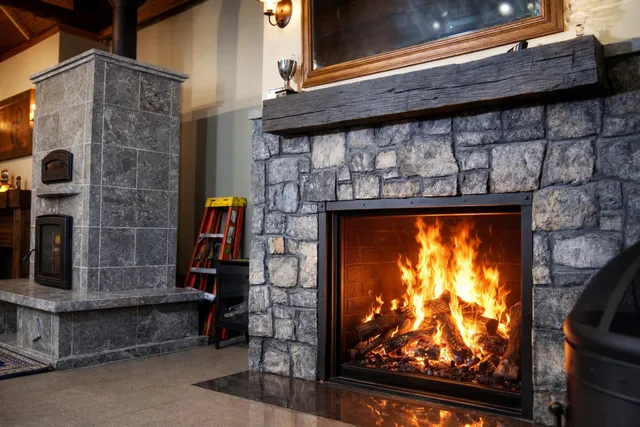 Chimney Sweep Fireplace Shop work photo
