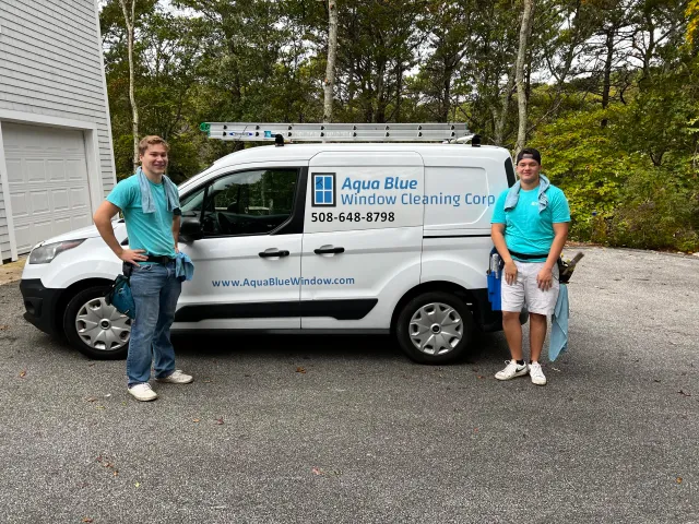 Aqua Blue Window Cleaning Corp work photo