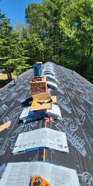 work photo from douglasroofingmaine.com