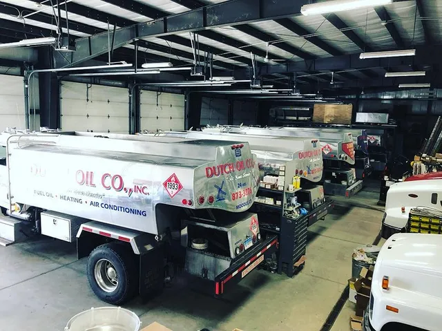 Truck Fleet in Garage
