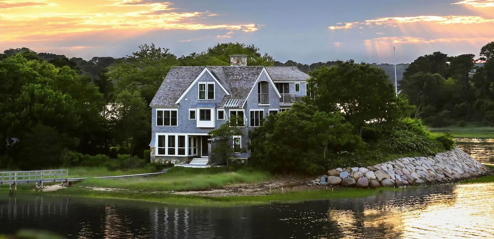 Beautiful luxury lake house by Kenneth Vona & Sons Construction