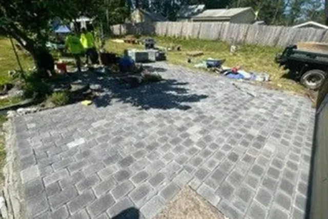 Patios and alkways