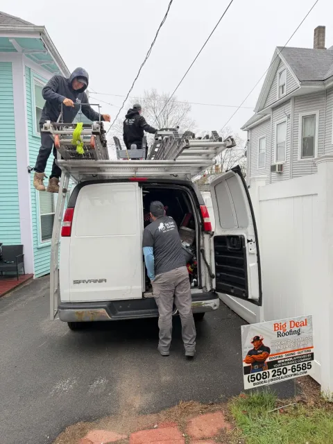Big Deal Roofing team on site