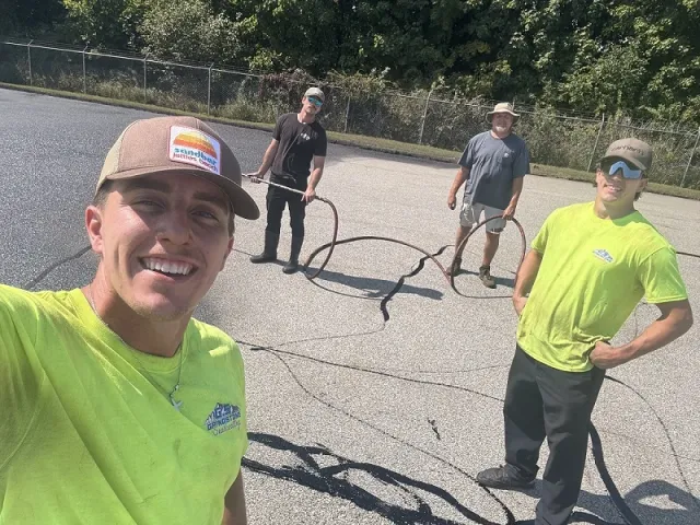 Driveway Sealcoating Team in Brookfield MA