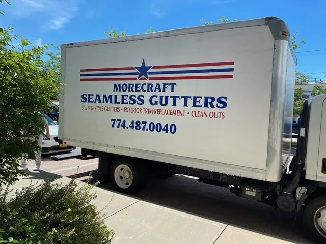 Morecraft Seamless Gutters work photo