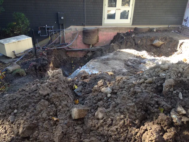 Job site progress