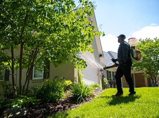 Outdoor pest control at residents outdoor space