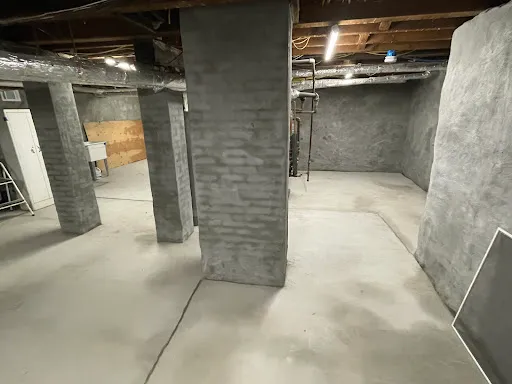 The wall Basement waterproofing & Masonry work photo