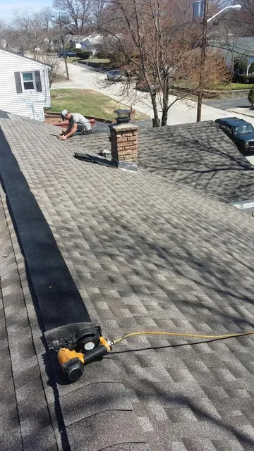 A recent roofer job in the  area