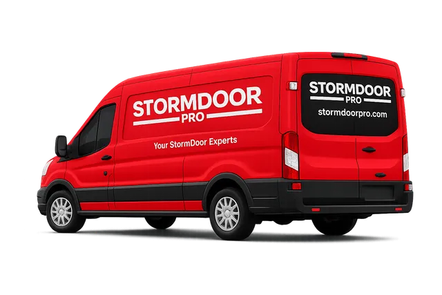 Storm Door Pro service van