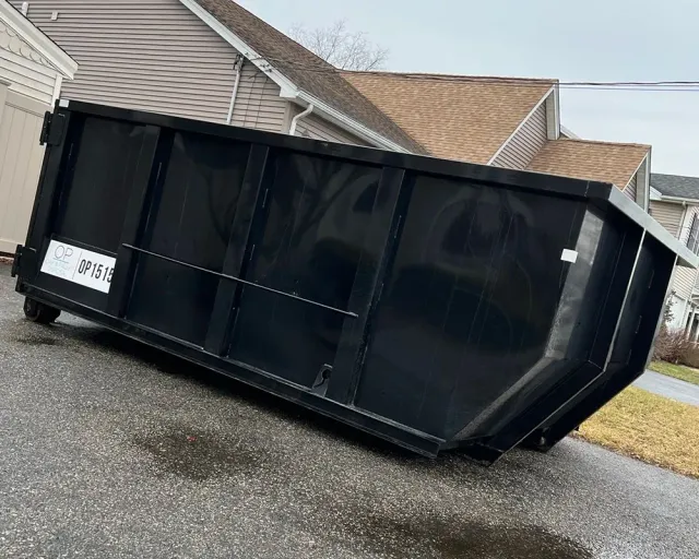 Curbside dumpster