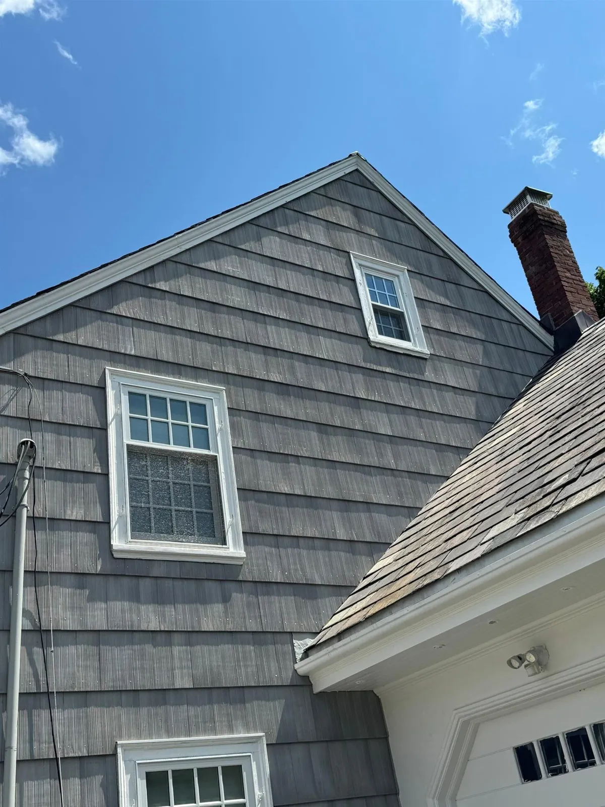 Completed siding project on a Greater Boston home