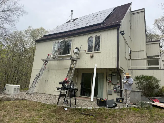 Roofing service by Economy Handy Carpentry in Connecticut