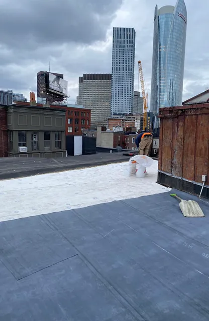 commercial roof with Skylight Install
