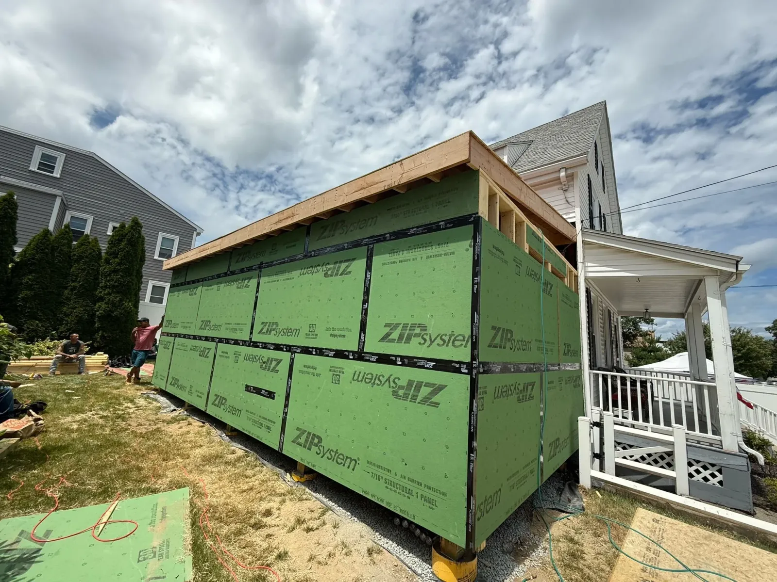 Residential addition in Winthrop, MA