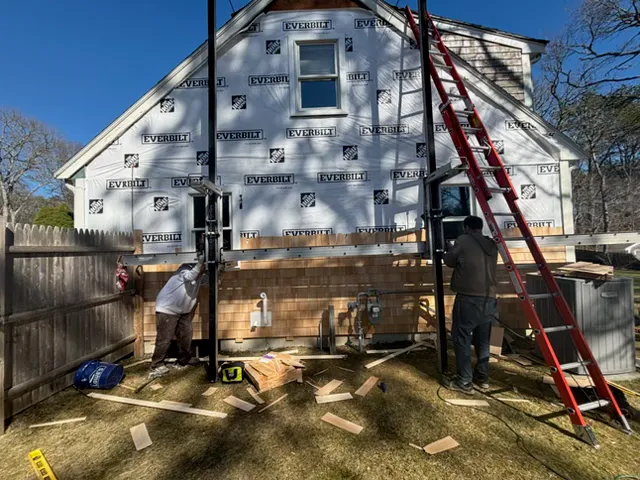 New Siding for Existing Home on Cape Cod